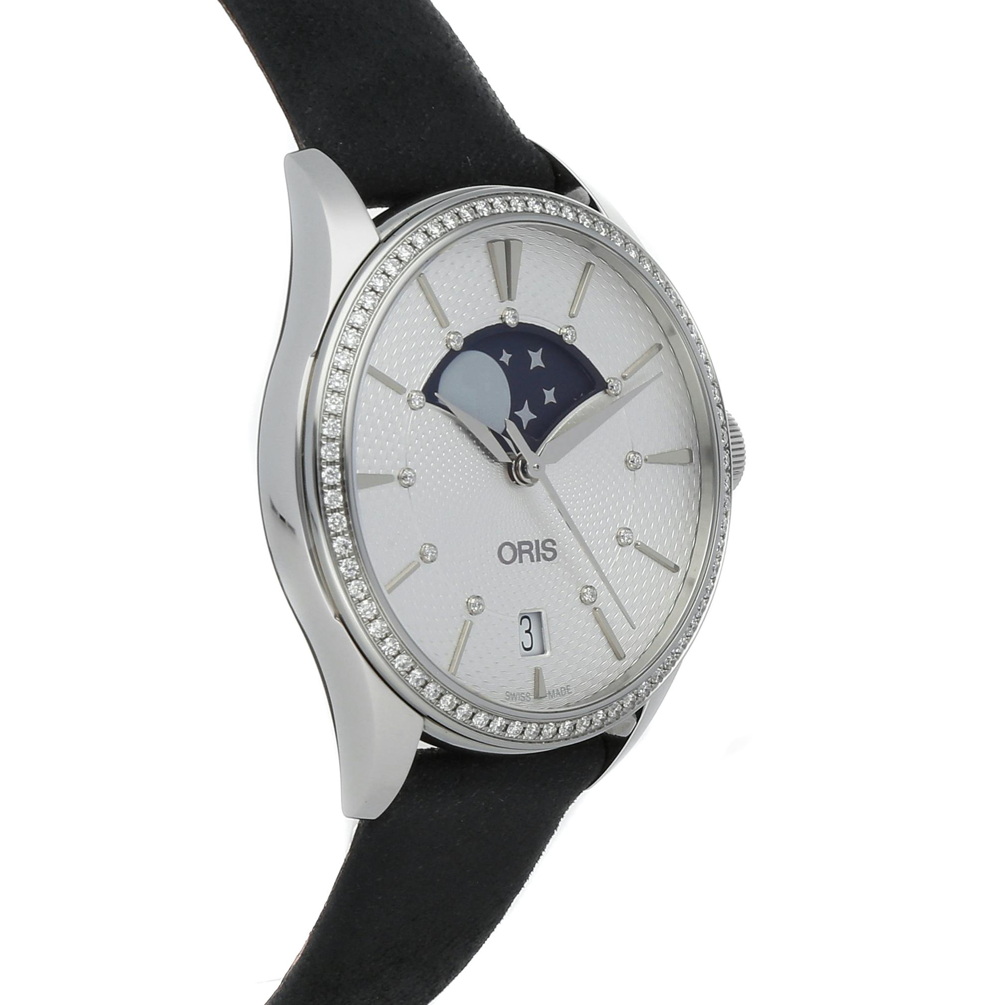 Oris Artelier Grande Lune Date Diamonds 01 763 7723 4951 07 5 18